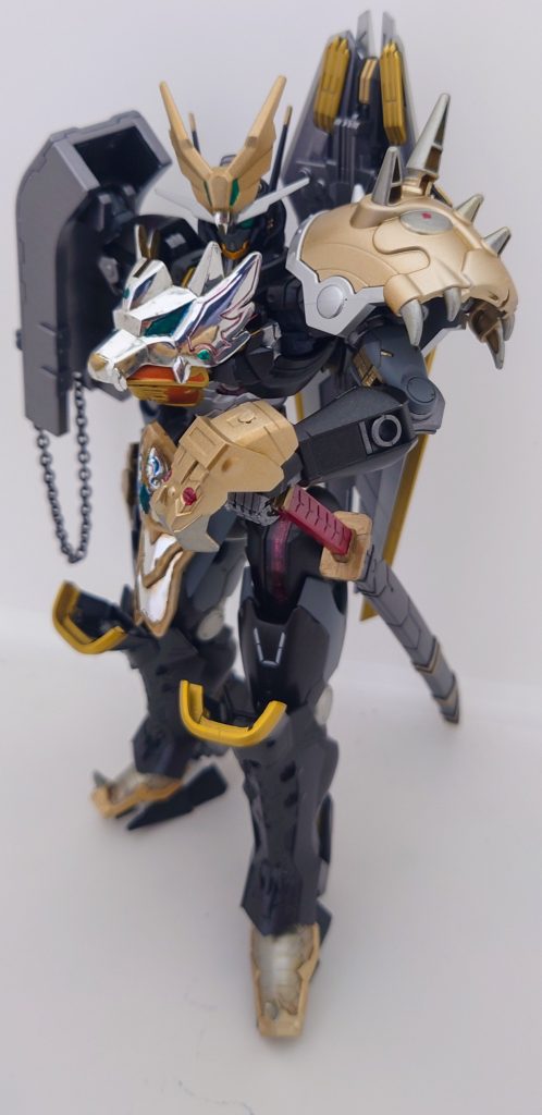 武者頑駄無エアリアルの立ち姿。