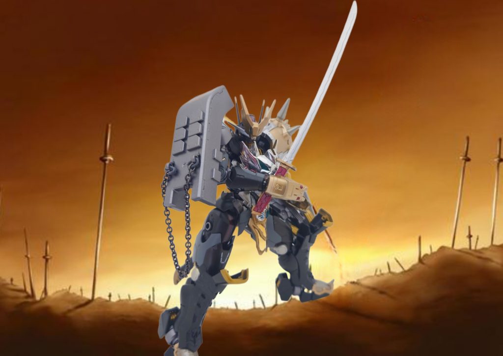 戦場に舞い降りた漆黒の鬼神。