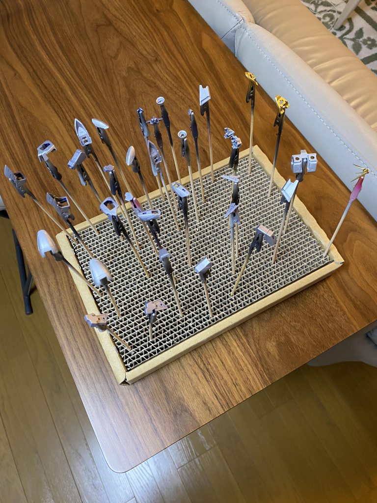 サフにシルバーを吹きました。