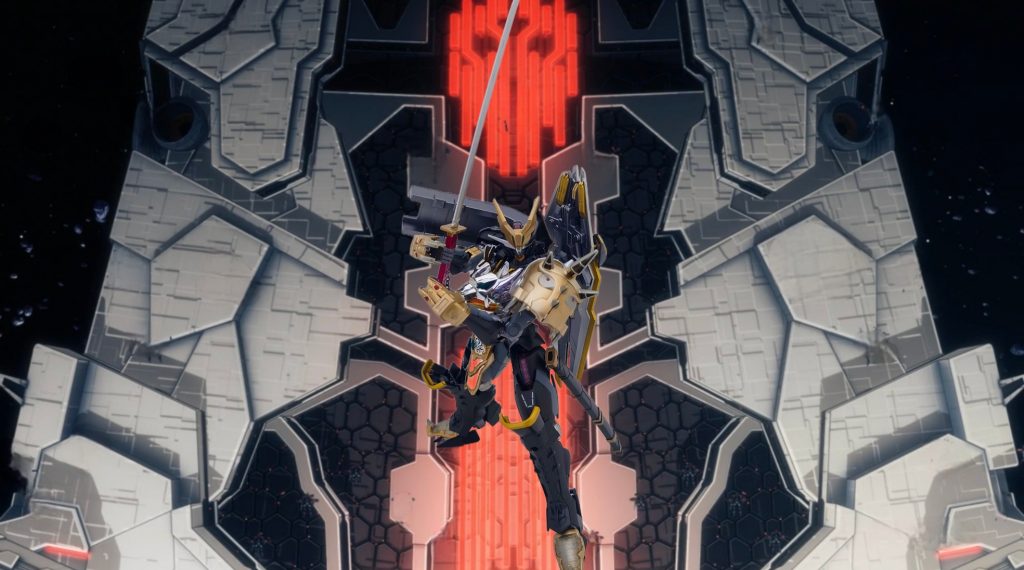 理想の世界のため、武者としての情けを断ちて、神に逢うては神を斬り、仏に逢うては仏を斬ろう!我が修羅の道!