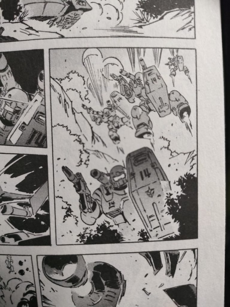 このシーンのガンキャノンが大量に空から降ってくるっていうやつこれがかっこよくてその場にあるガンキャノンで制作しましたᕙ⁠(⁠＠⁠°⁠▽⁠°⁠＠⁠)⁠ᕗ