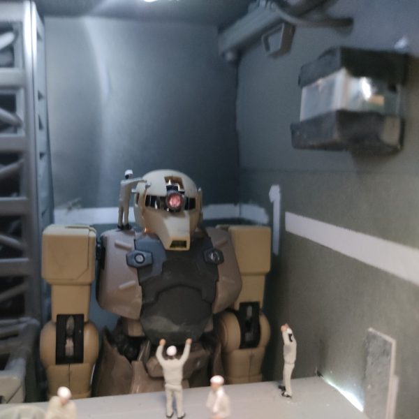 ザク1　基地ジオラマ