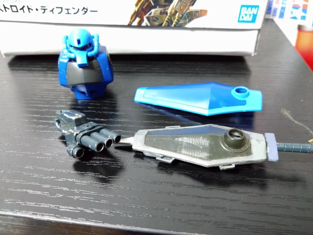 古い方のフライトタイプから3連ガトリングをいただきました。