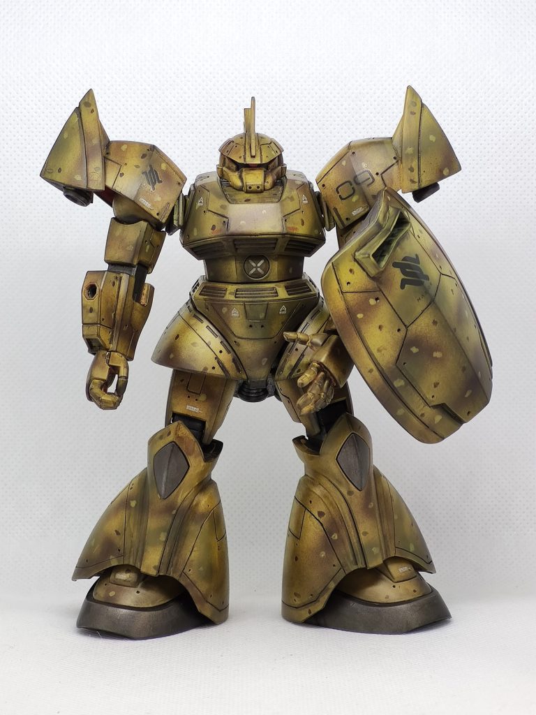 ウェザリング後（逆にベースカラーが暗くなりすぎたかも、難しい・・・）