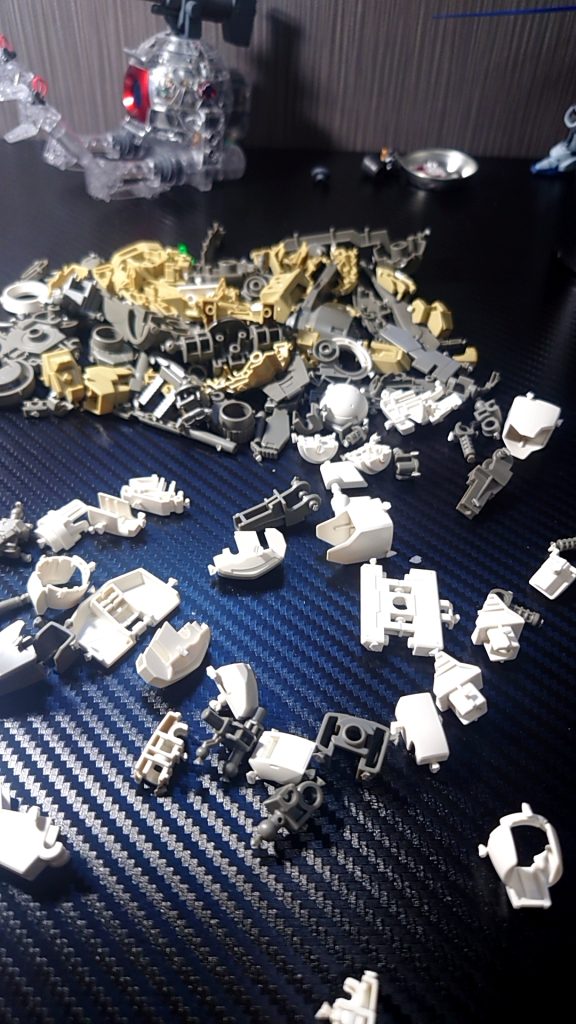 チャチャッと2度切りしてゲート処理してちゃちゃっと作りました