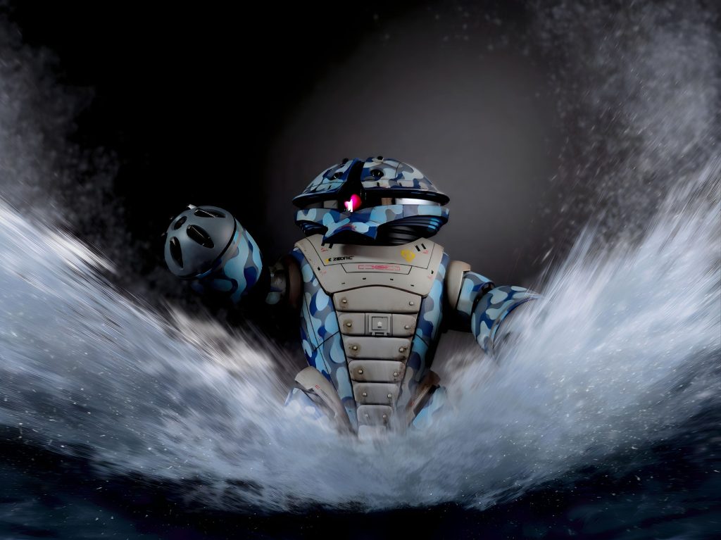 HGUC アッガイ(迷彩仕様)–9枚目/制作者：自己満ぺいんたー