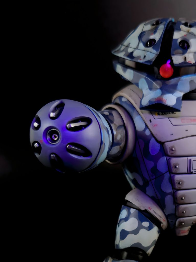 バルカン砲？メガ粒子砲？にはICソケットを差し込んでます。