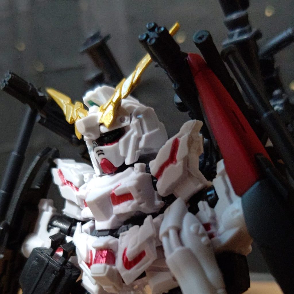 モビルスーツアンサンブル ユニコーンガンダム 緑 覚醒 塗装品