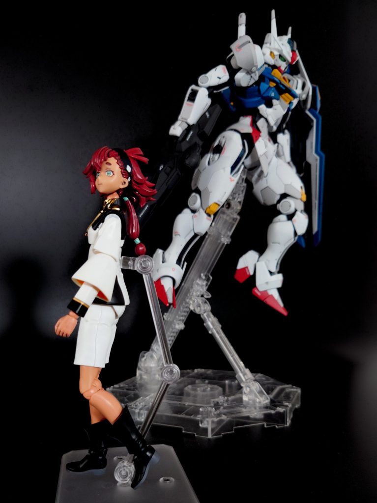 せっかくなので同時進行で作ったスレッタと共にそれにしてもアニメ本編はどうなっちゃうんですかね…ハッピーエンドの匂いはほとんど感じられないけど(^_^;)