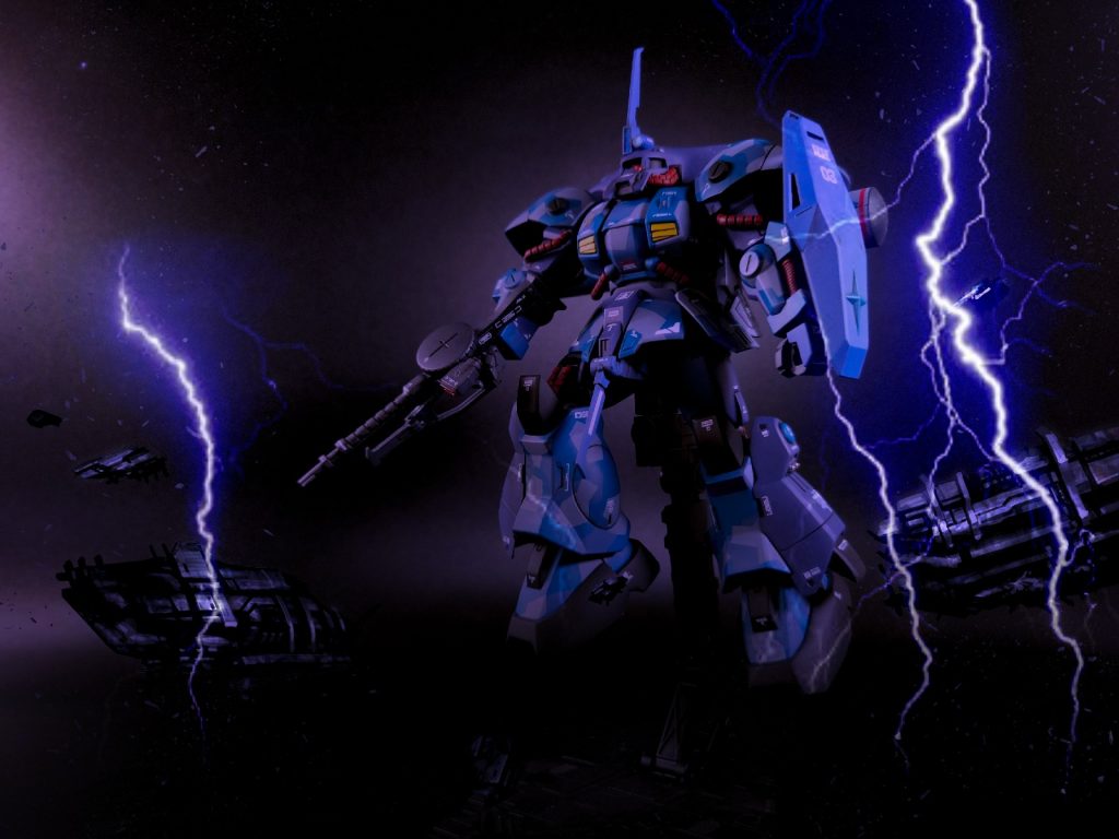 個人的趣味のデジラマ。暗礁中域を索敵中のアイザックのイメージ(^_^;)