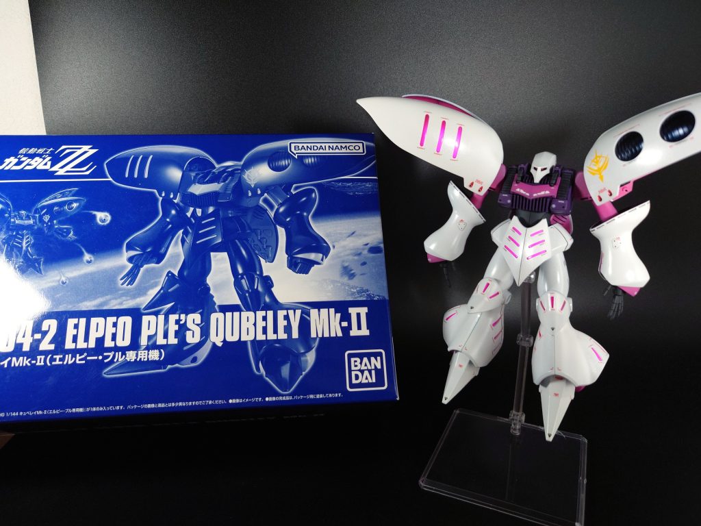 日頃の行いが悪いせいなのか欲しいと思った時に手に入らないキュベレイ…仕方がないので以前購入していたmark2から仕立て上げてます。