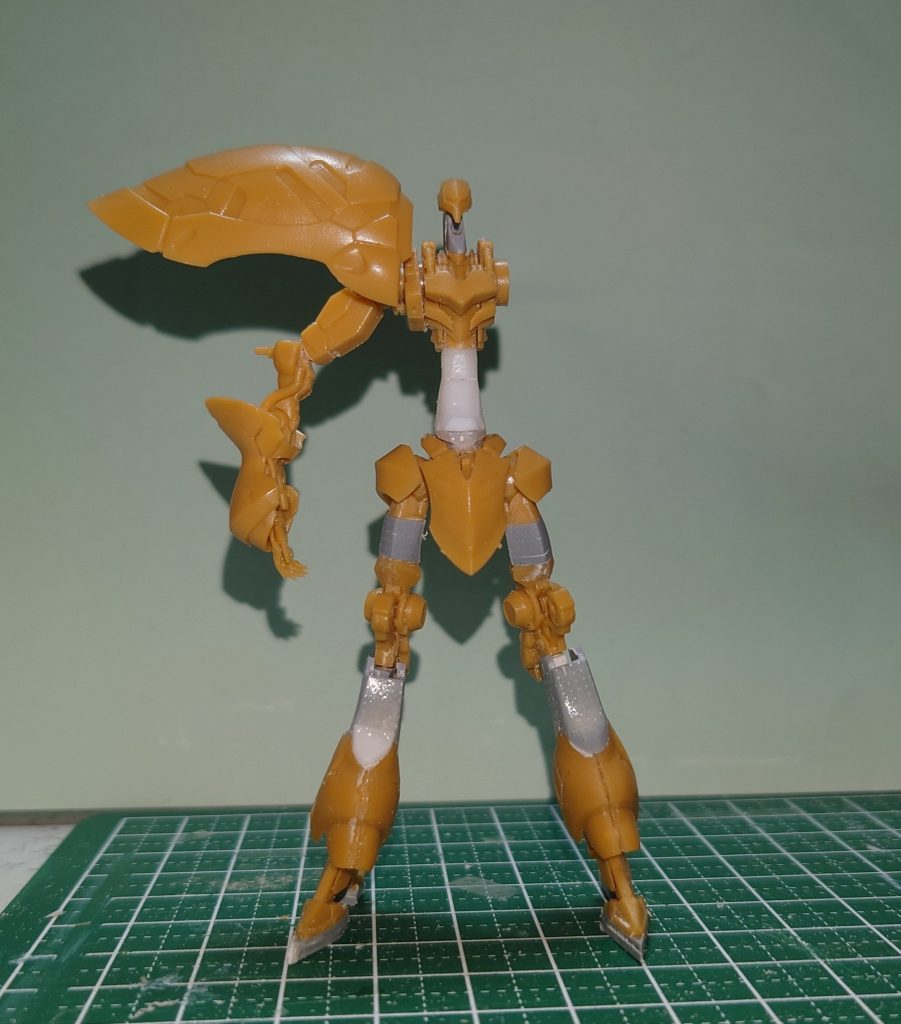 プロポーション改造段階ここからバランスをとるのに試行錯誤しました。