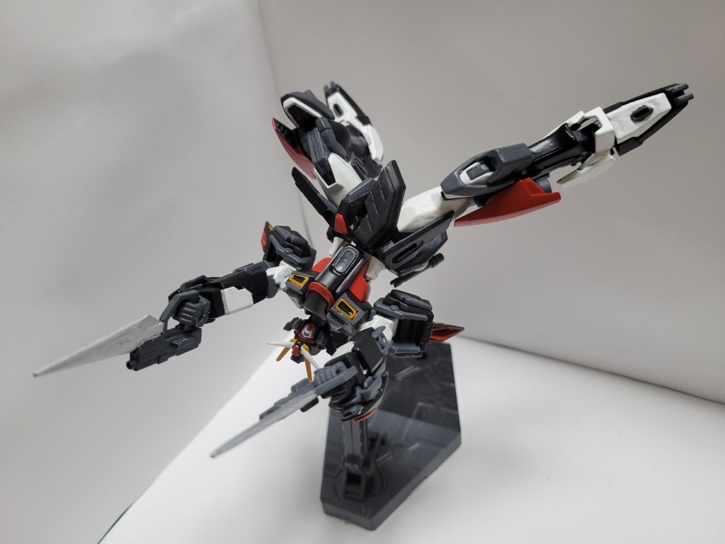 逆さ撃ち!大胆だなぁ…