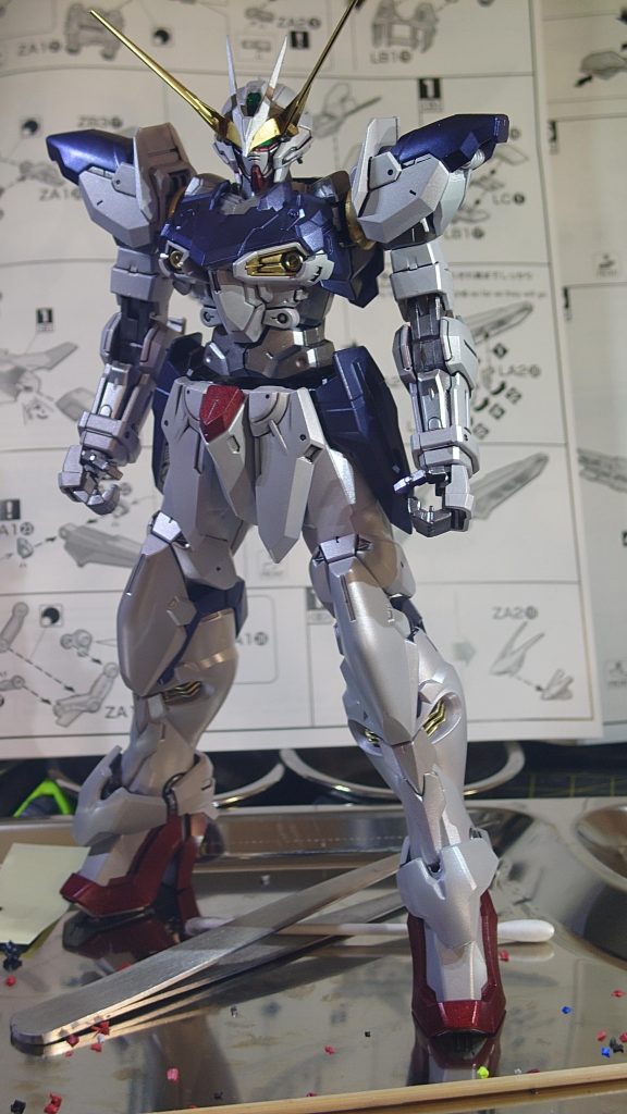 ここまで作ってからストライカーやら装備やらをどうするか考えてます。なんとなく聖騎士感を出したかったので装備をそういうものにしてます。