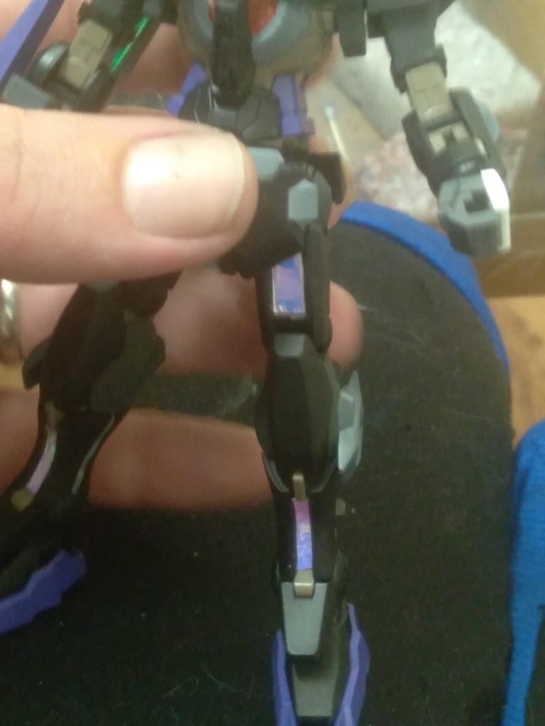 I added some of this reflective tape to the gn cable parts and then used some uv resin over that