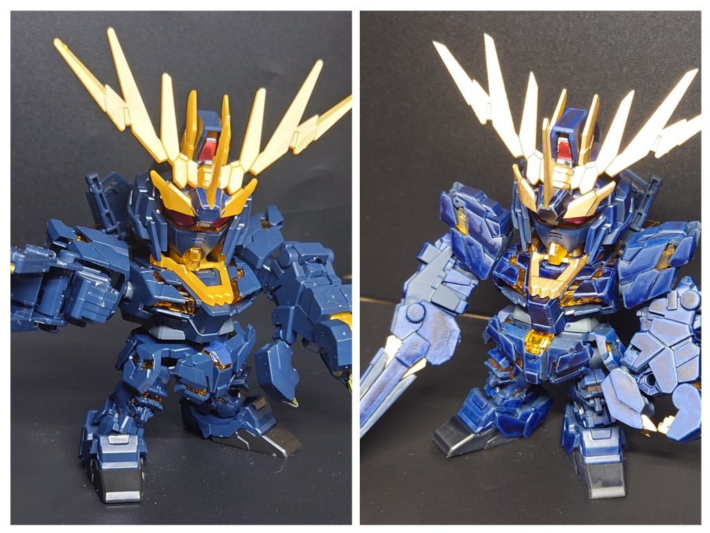 左 塗装前 右 塗装後