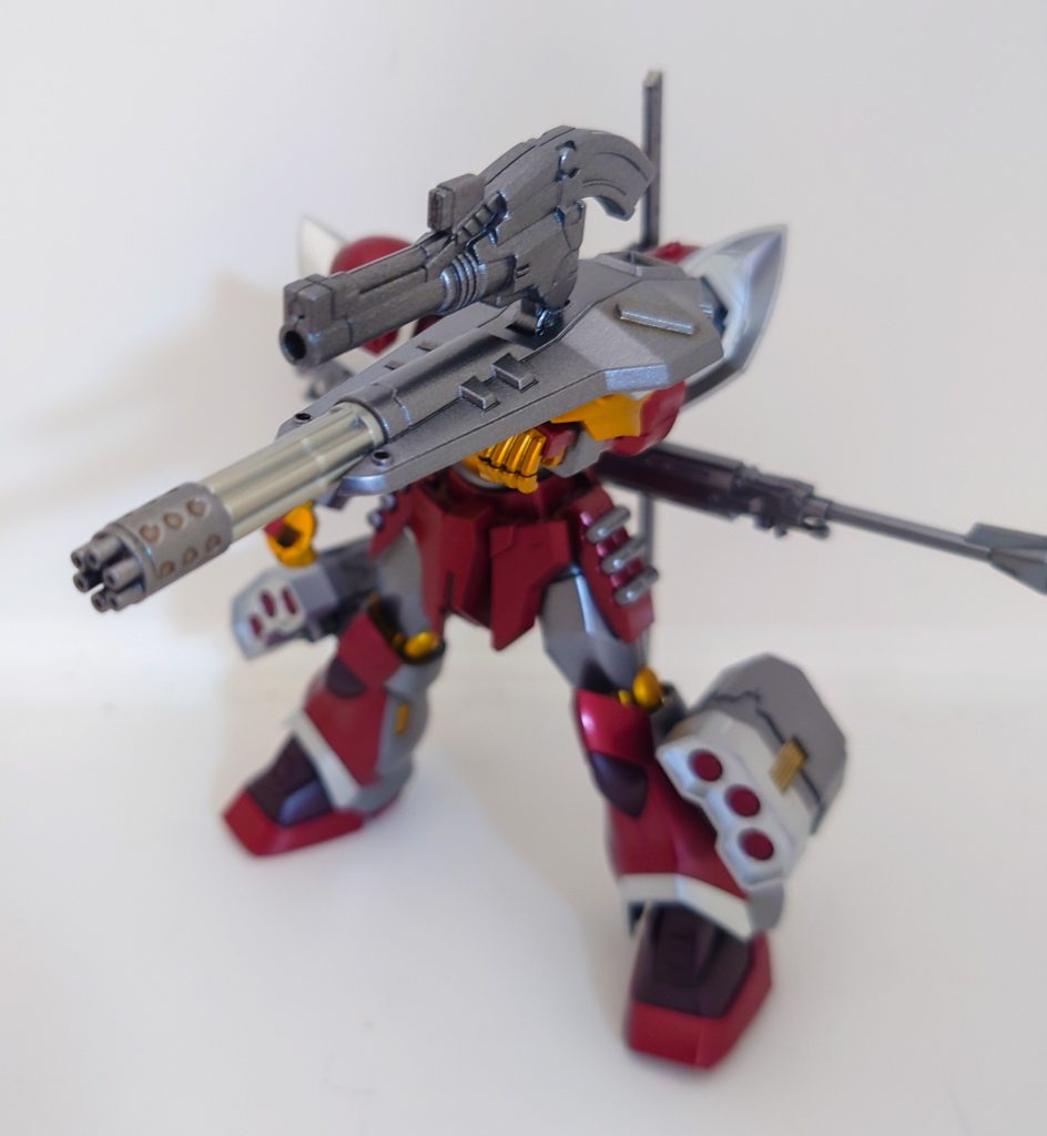 武器1ガトリングシールド＋キャノン砲やっぱり俺専用機なので、ガトリングは外せません！