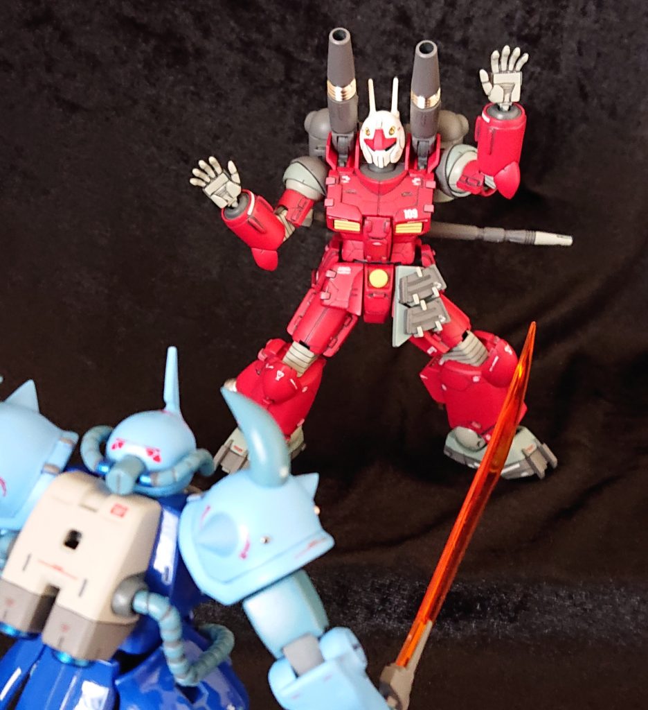 柔道得意なハヤトくんらしく、スデゴロで。