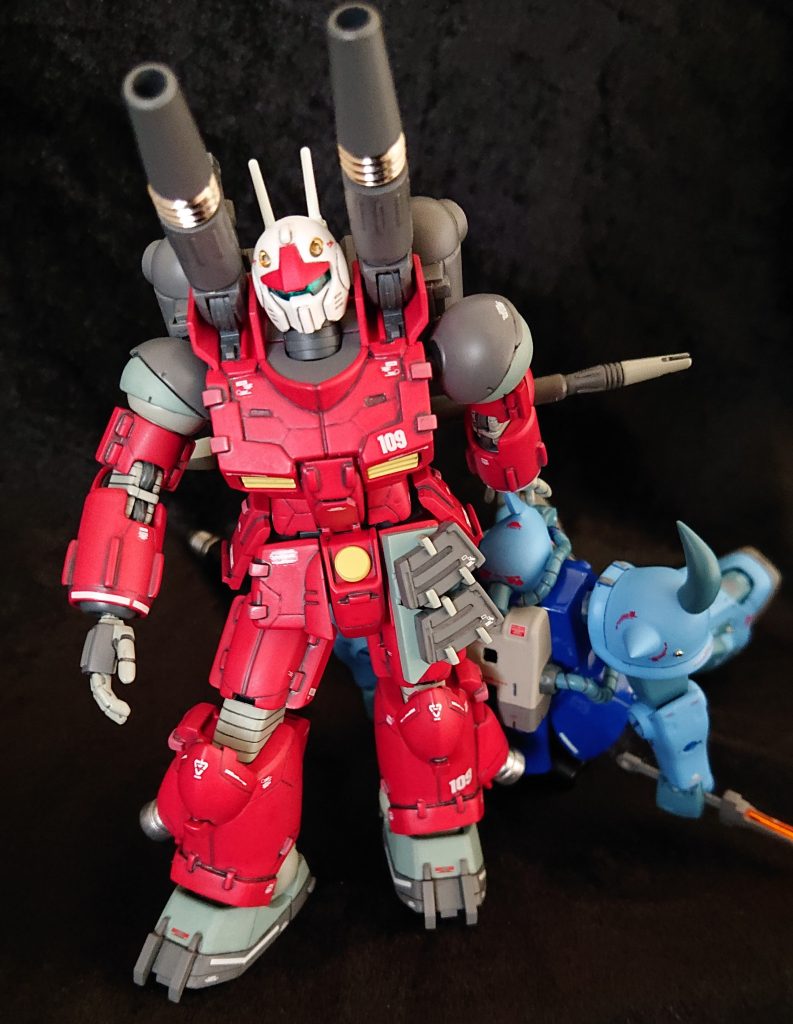 名場面のホワイトベースにお持ち帰り。「ザクとは違うのだよ、ザクとは!」と言ったとか、言わなかったとか😁