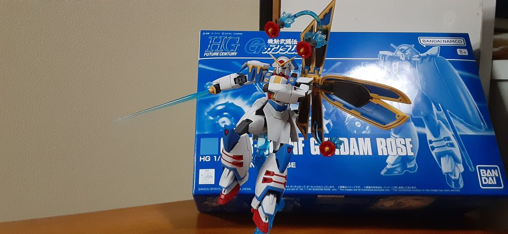 「決着をつけましょう、ローゼス・ハリケーン‼️」 Gジェネのポージング参考にしました。ただWARSだとほとんどMP使う技だから使いにくい😅