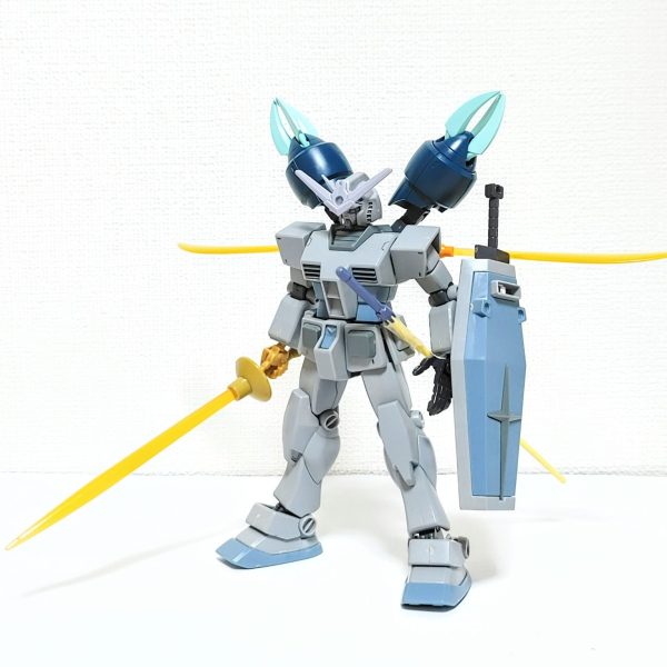 ガンダムセブンソード道中の敵の武器をかっさらった最終決戦仕様です。え、道中にいないヤツがいる？（1枚目）