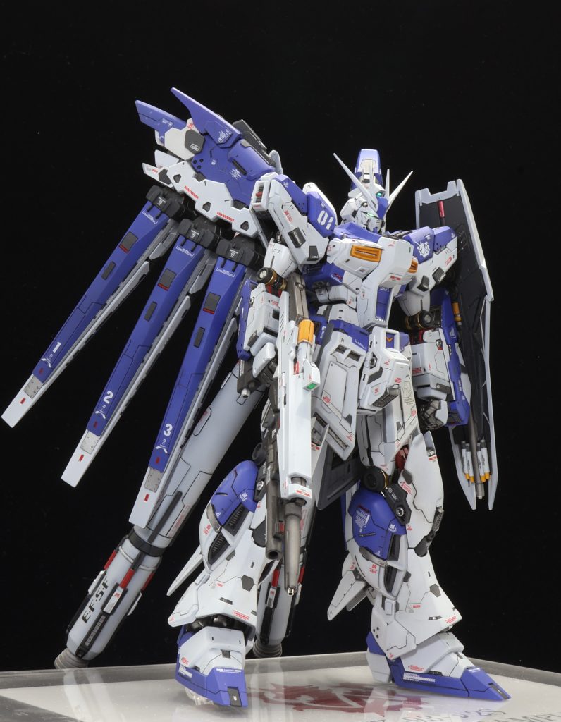 最後に撮り直したハイニューガンダム一眼デビューした記念に撮影しましたが、バッチリ撮れてる気がします(^_^)