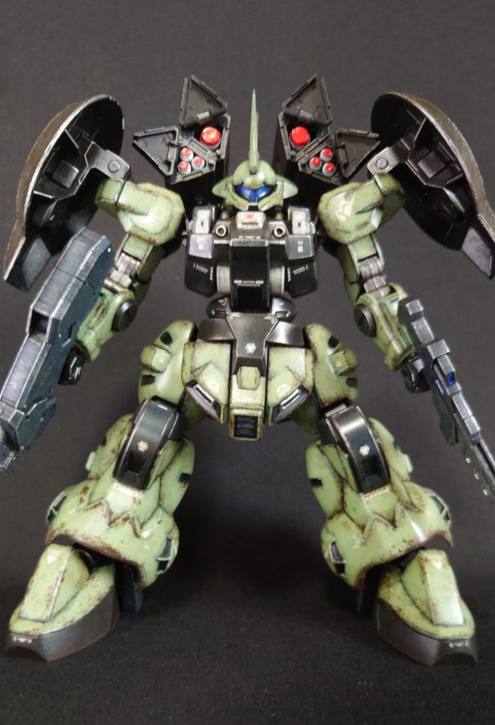 塗装の仕上がりや汚しのバランスなどまだまだですが、自分では納得のいく作品になりました。ガンスタを始めとし、参考にさせていだいた偉大な先人たちの作品や解説に多大な感謝を申し上げます。