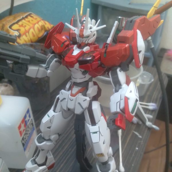 HGTWFM Gundam Aerial Rebuild (painted)