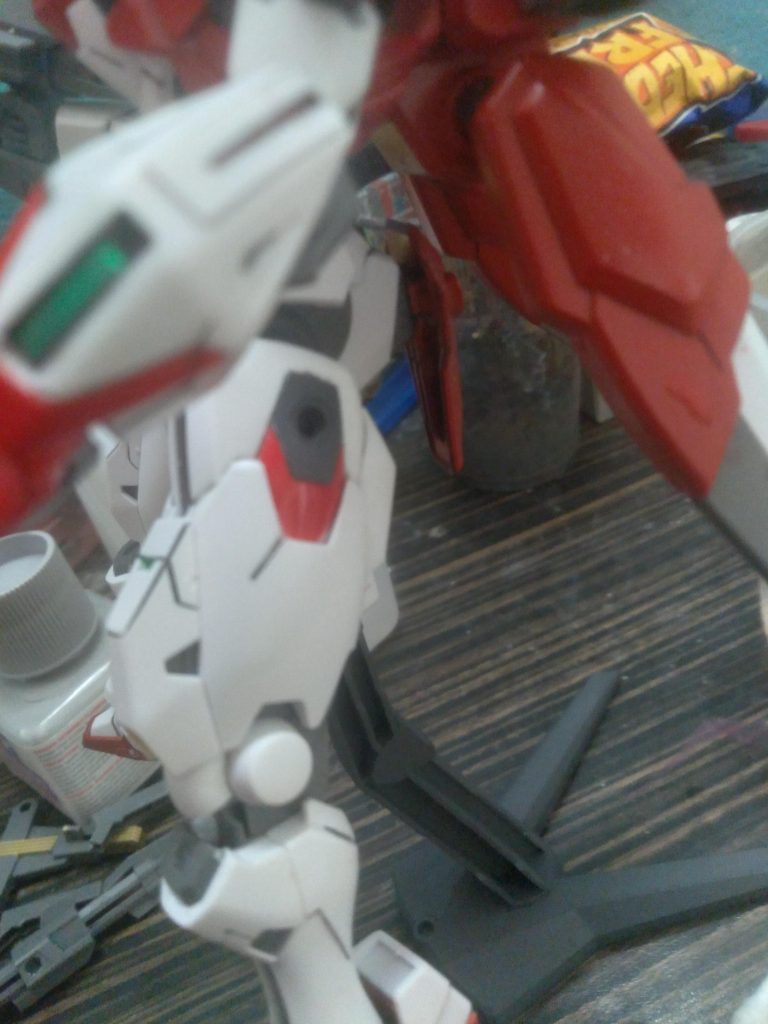 The sides of the legs needed some color to break up the white 