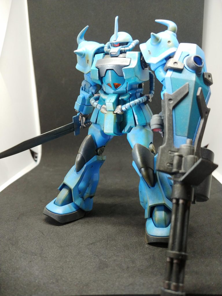 今回はちょっと汚してみました。一応2度目のウェザリング、前回考えると今回も初みたいなものですが今回は他の参考はせずに感覚でウェザリングマスターでやってみてます。一応、錆とか経年ダメージというよりは砂土等の汚しの考えです。