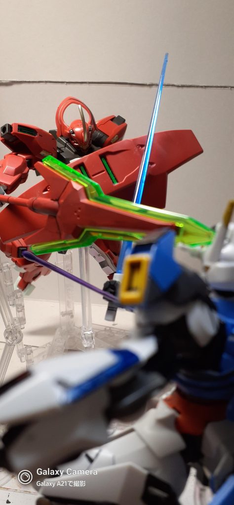 あ、ちなみに写っているエアリアルは、投稿しているので、興味があれば是非↓https://gumpla.jp/hg/1312421