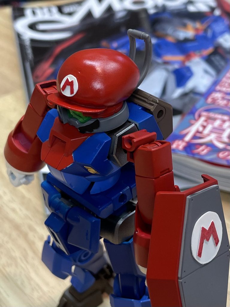 わかりにくいですが、リュックを背負ってるイメージでバックパックは靴と同じ色にしてます