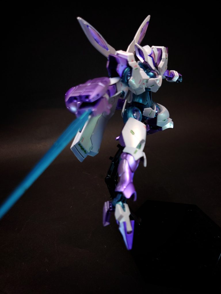 機動戦士ガンダム 水星の魔女 PROLOGUE初登場作品。ガンダム殲滅を目的としてフォールクヴァングを襲撃した。ウェンディ・オレントの乗るガンダム・ルブリス 量産試作モデルをアンチドートで無力化して撃墜し、ナディム・サマヤの機体と交戦。そこへ駆けつけたエルノラ・サマヤ、エリクト・サマヤの乗るガンダム・ルブリスと交戦し追い詰めたが、ナディム機の特攻によってルブリスを取り逃がした。