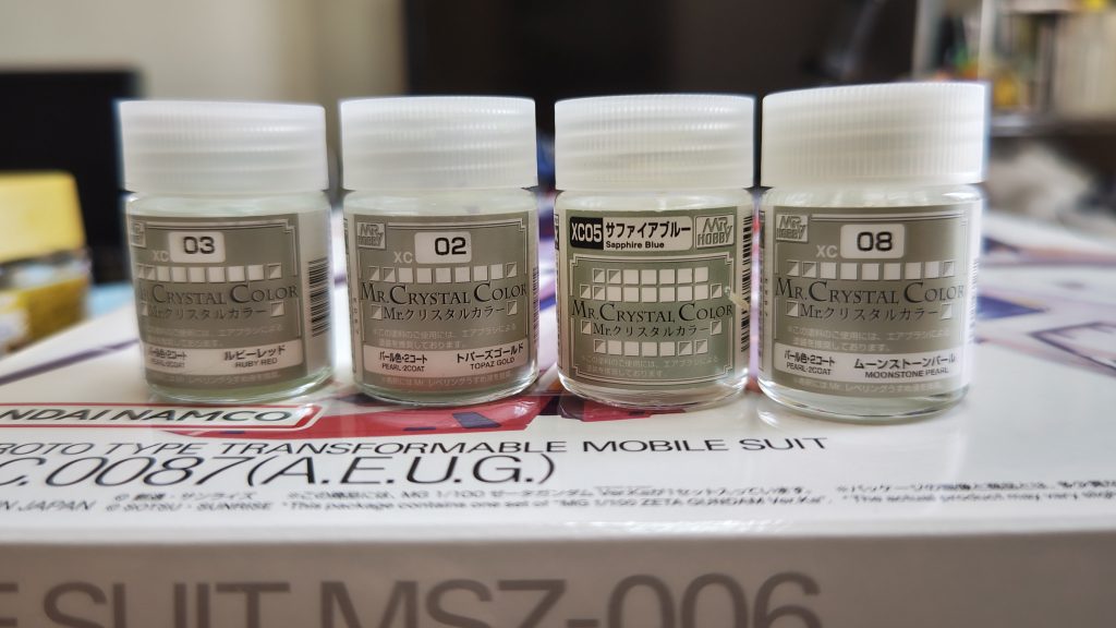 使ったクリスタルカラー達下のカトキゼータはいつ手をつけるのかな〜(笑)