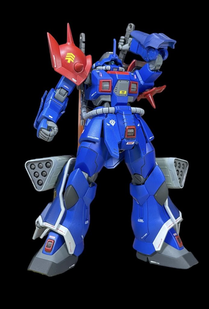 ちなみに各間接にランナーを入れてるビニール袋をカットしたのを、かませているので保持力もアップしてます!