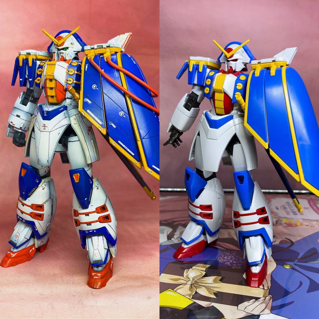 素組みと比較。