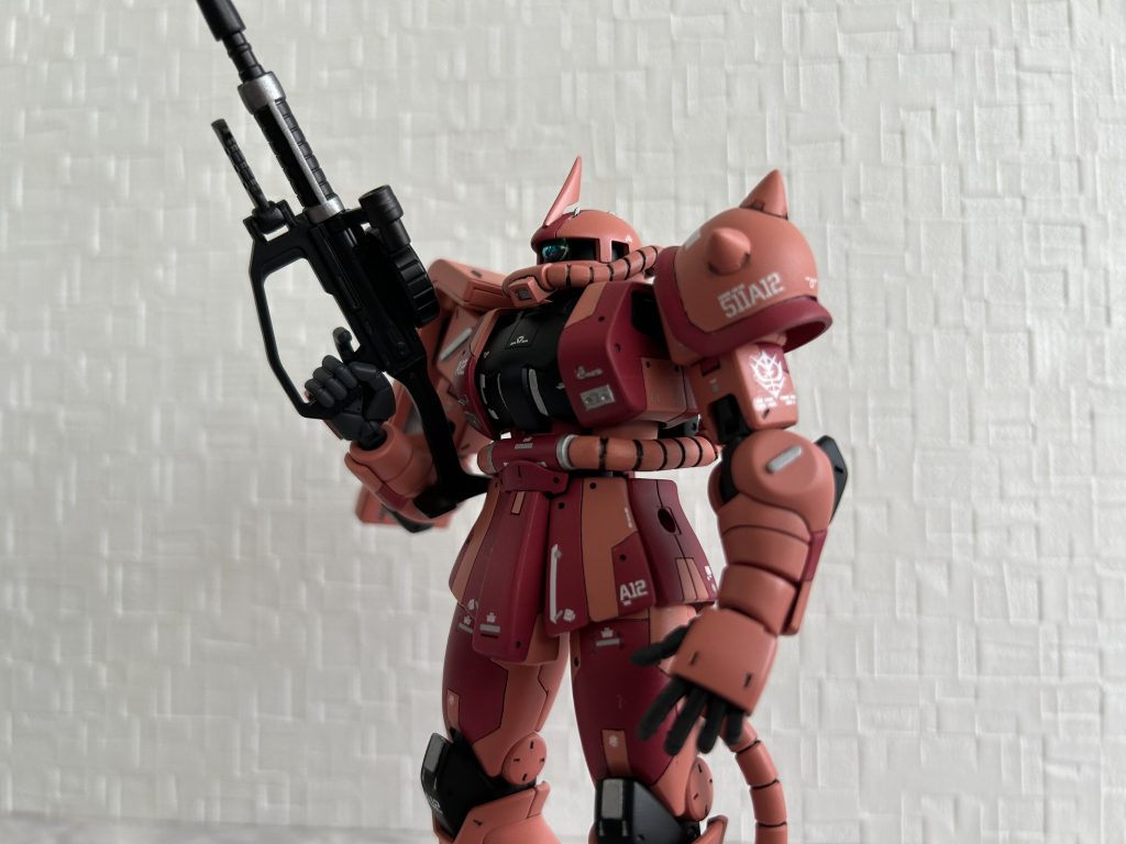 HGUC シャア専用ザク–2枚目/制作者：monjirou