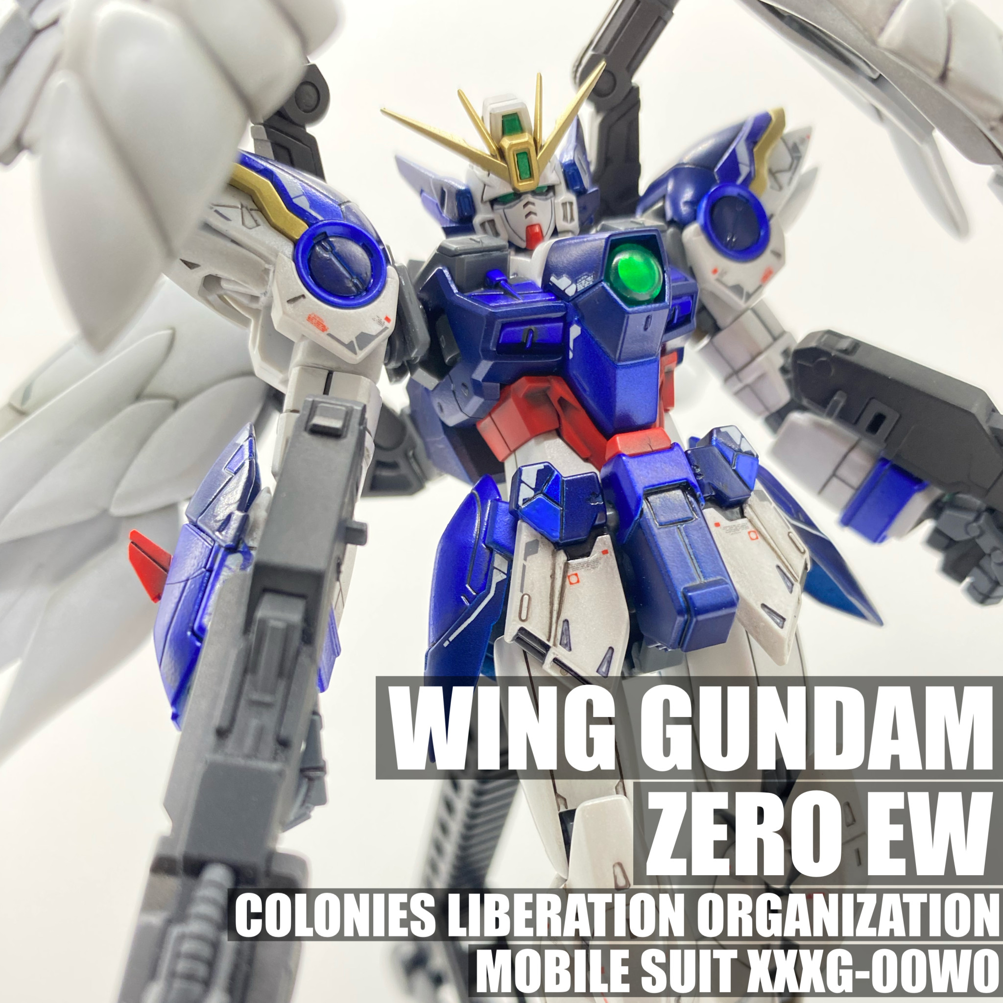 XXXG-00W0 WING GUNDAM ZERO EW 1/144-RG｜EKUSIA-Dさんのガンプラ作品