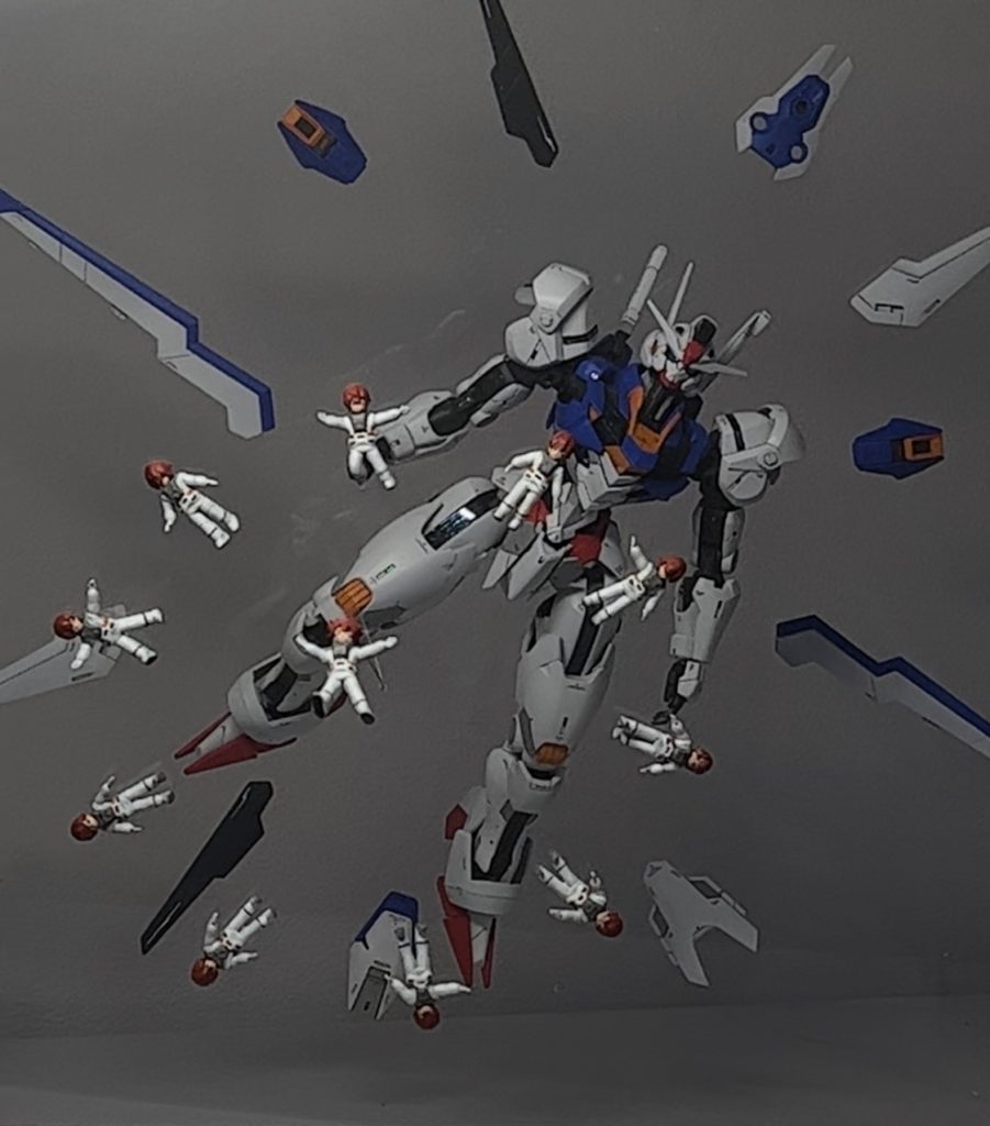 エアリアルと被り過ぎない角度やら考えて配置