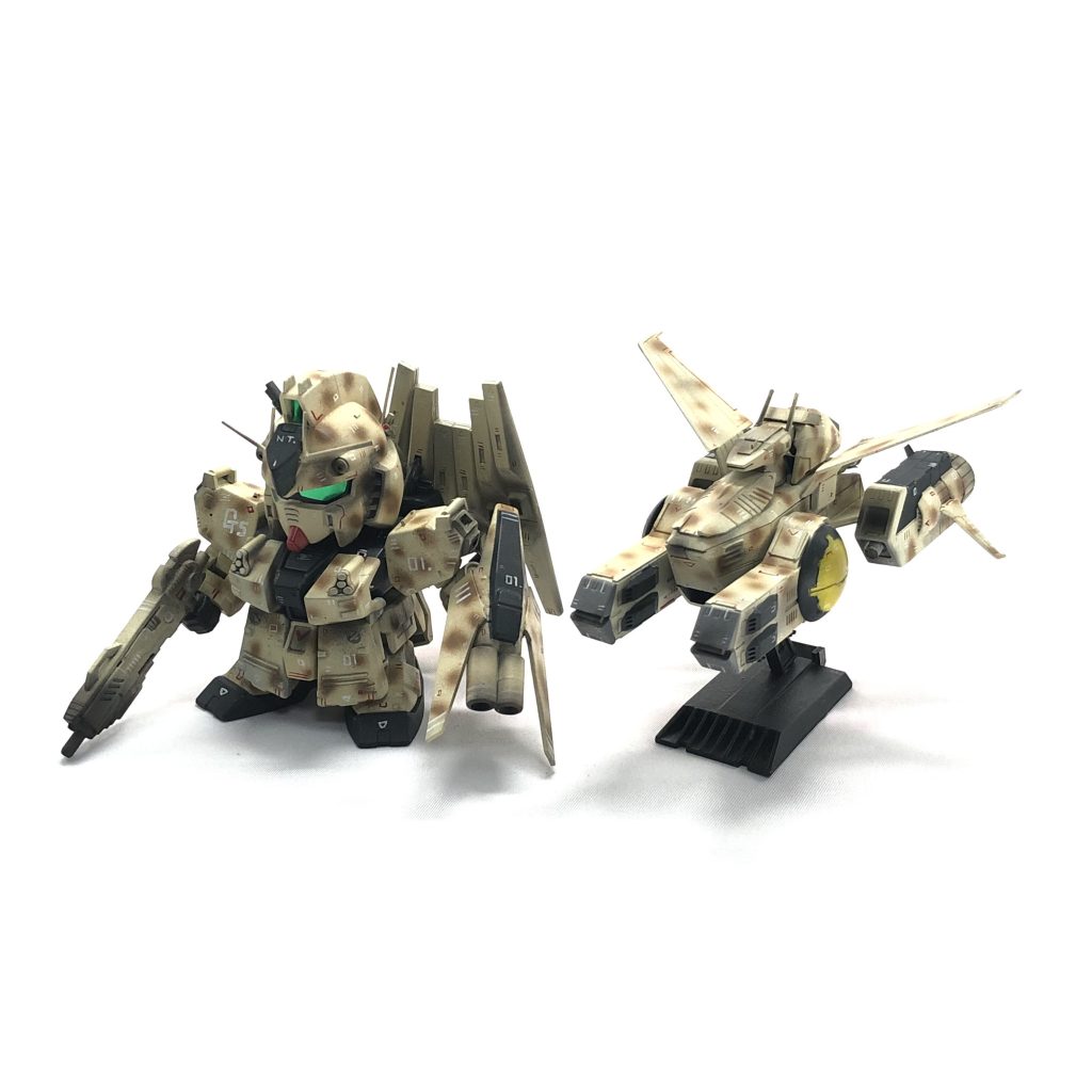 νガンダムHWSとホワイトベース