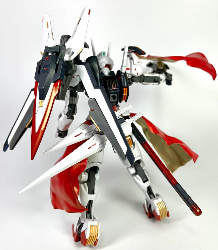 マントはプラ板0.8mmで作成。