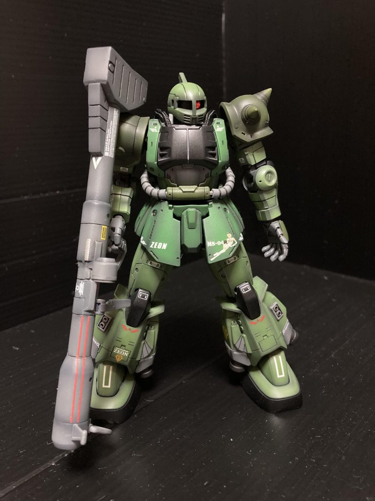 バズーカのGB03K/360mmはMGドムの取説にあったジャイアントバズーカの設定から