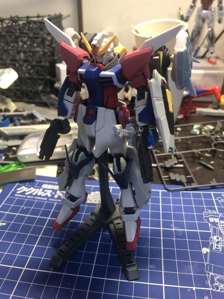 塗装前の仮組みです。