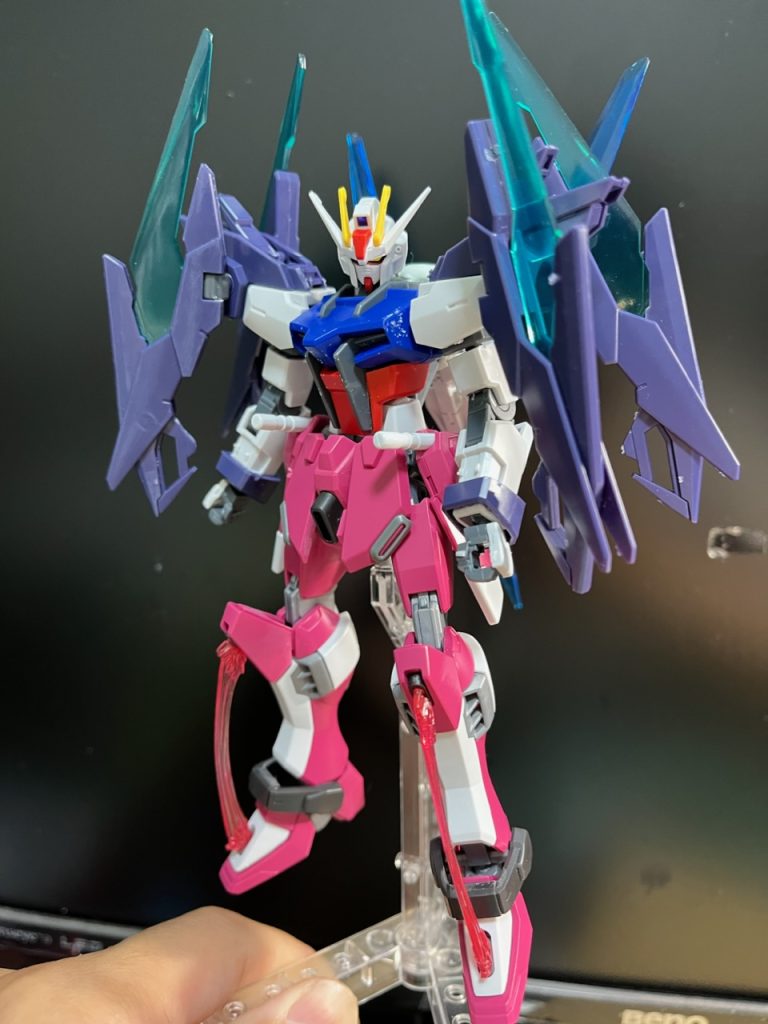 【塗装前仮組み立て】全体のバランス、配色の確認。