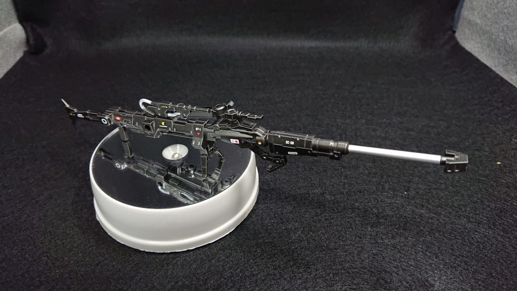 今回の武装は長距離・高火力の兵装にしたかったので、30MMのパーツを組み合わせて大型の超電磁砲を作りました