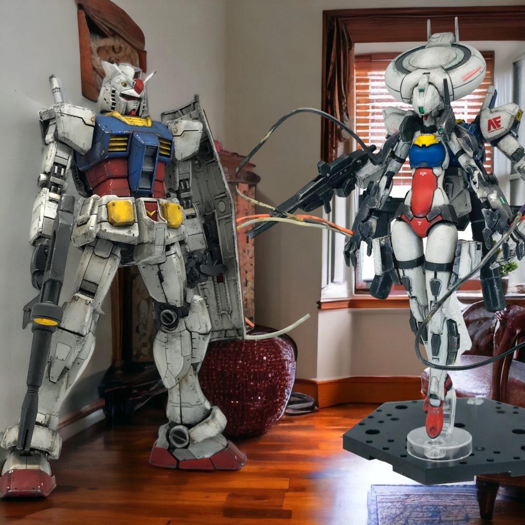 ガン太郎「と〜ちゃん、か〜ちゃんおはよう」マスターGパパ「おはようガン太郎！えっ！？」エイリアンマザー「！？」