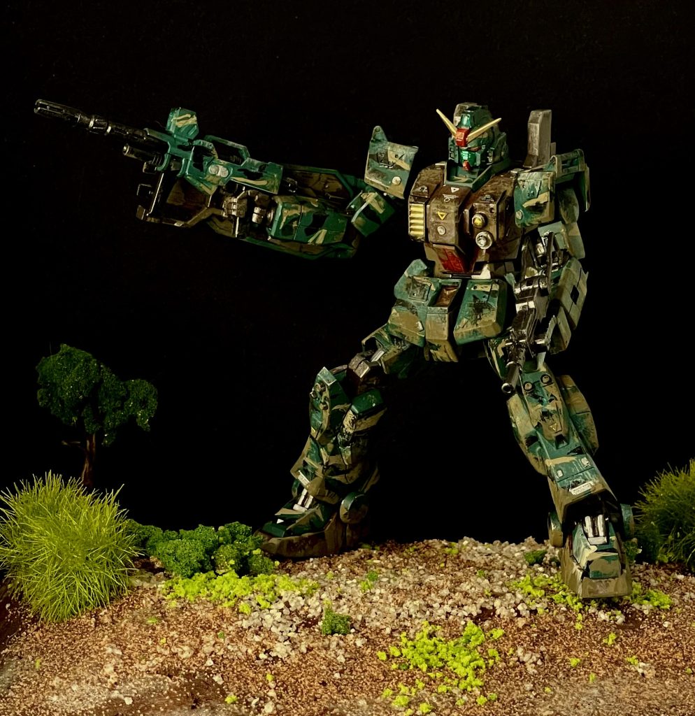 武器も迷彩仕様