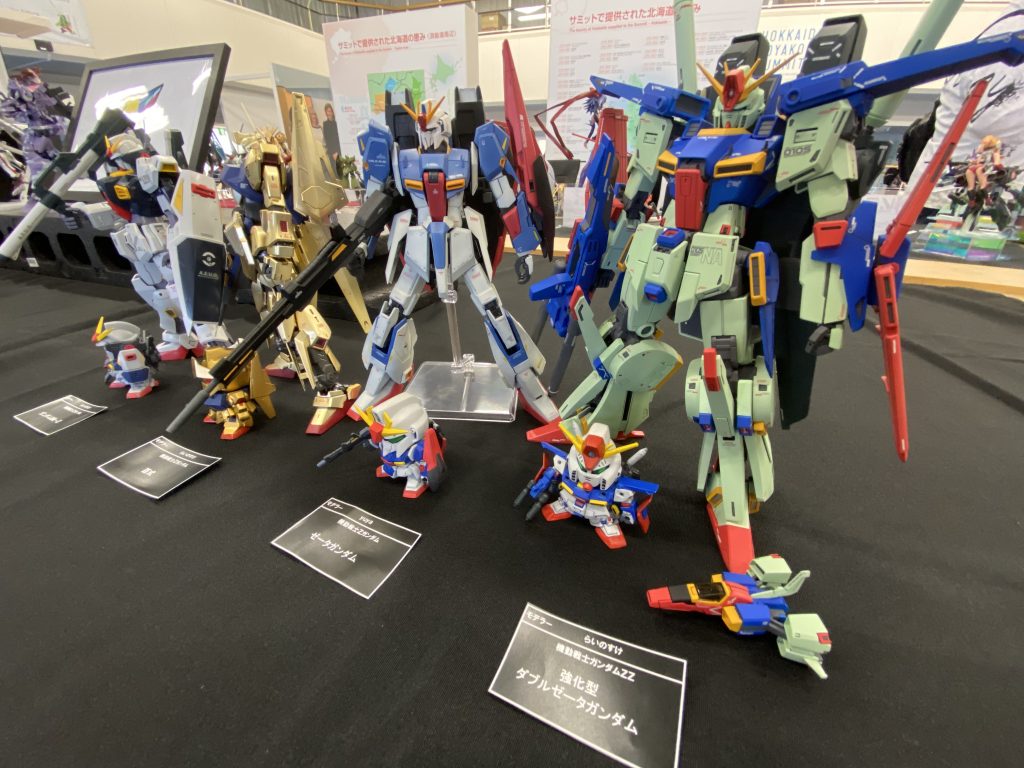 展示会にて、ガンダムチームの一角を担わせて頂きました。本当は、ザクなのに！