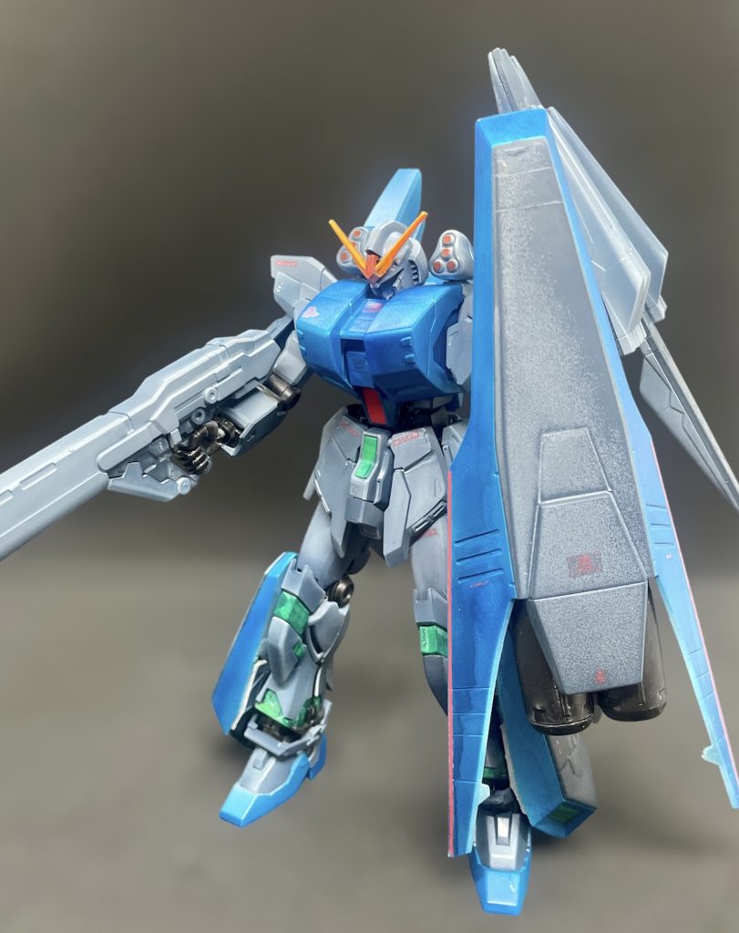 c装備 (HWS仕様)νガンダム強化案として計画されていたHWSを装備した状態。