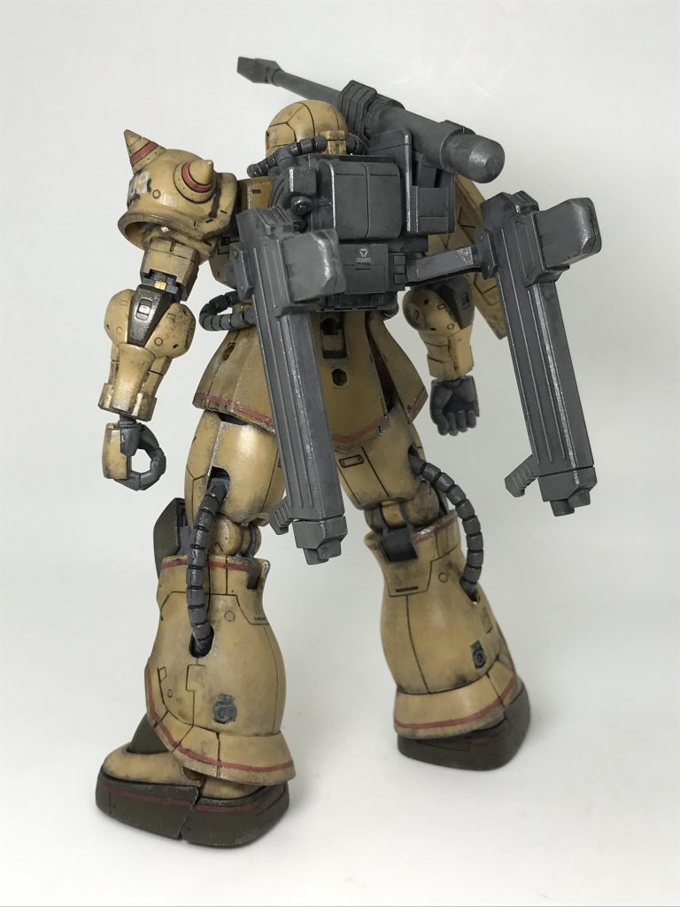 バックショット新作のガンプラを作りたいのですが…なかなかまとまった時間が取れないので、最近はパチ組だけしてあったガンプラにお手軽汚しばかりして楽しんでおります😅気軽に短時間でできる成形色ウェザリングはやはり最高ですな〜😃